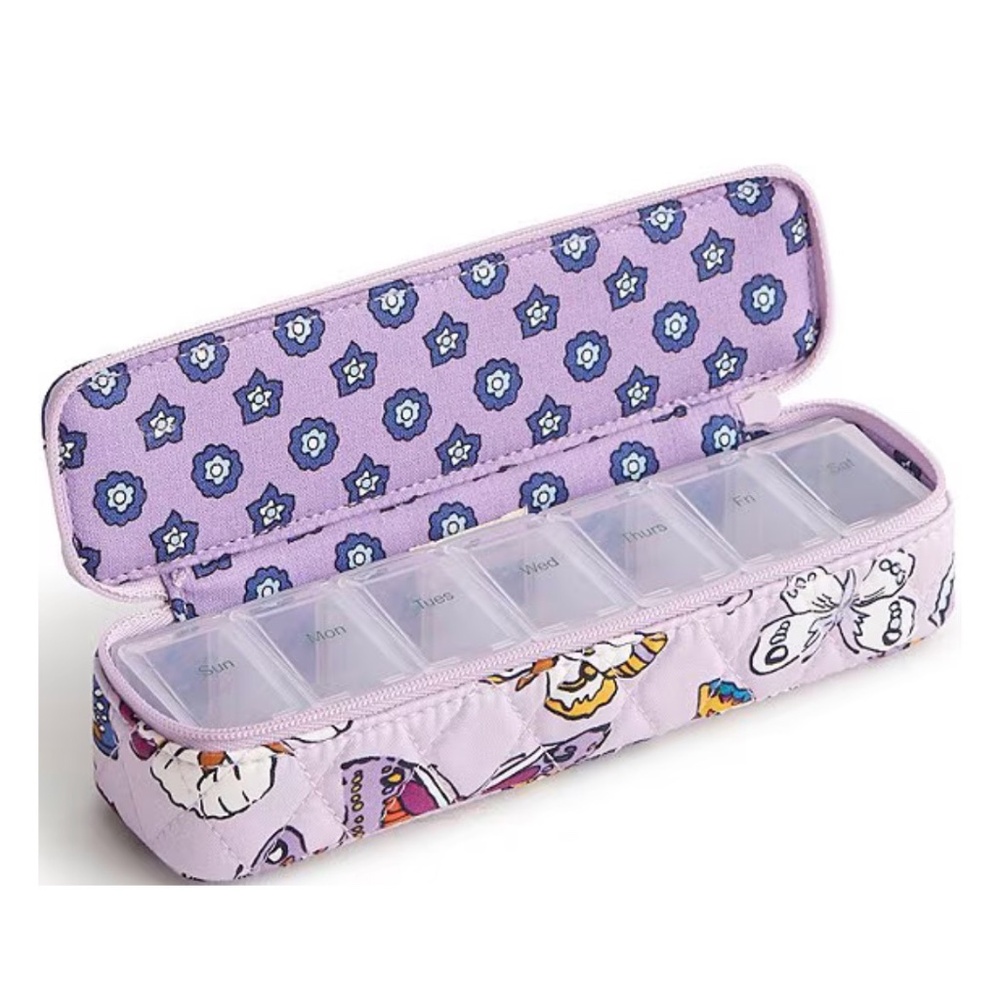 Vera Bradley "Travel Pill Case in Wing in Flight" NWT